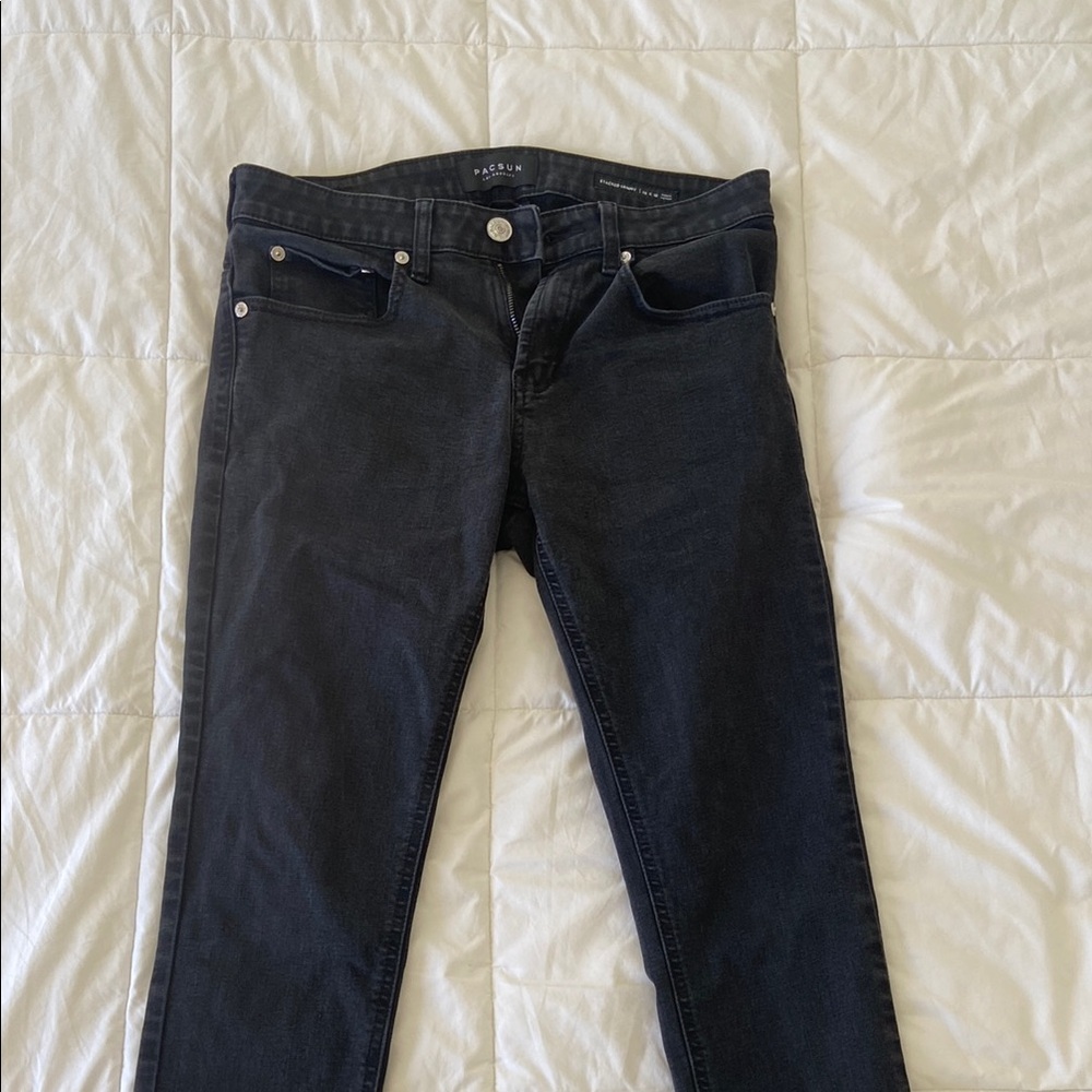 Gray men’s skinny denim Jeans waist size 29X30 $22 pacsun